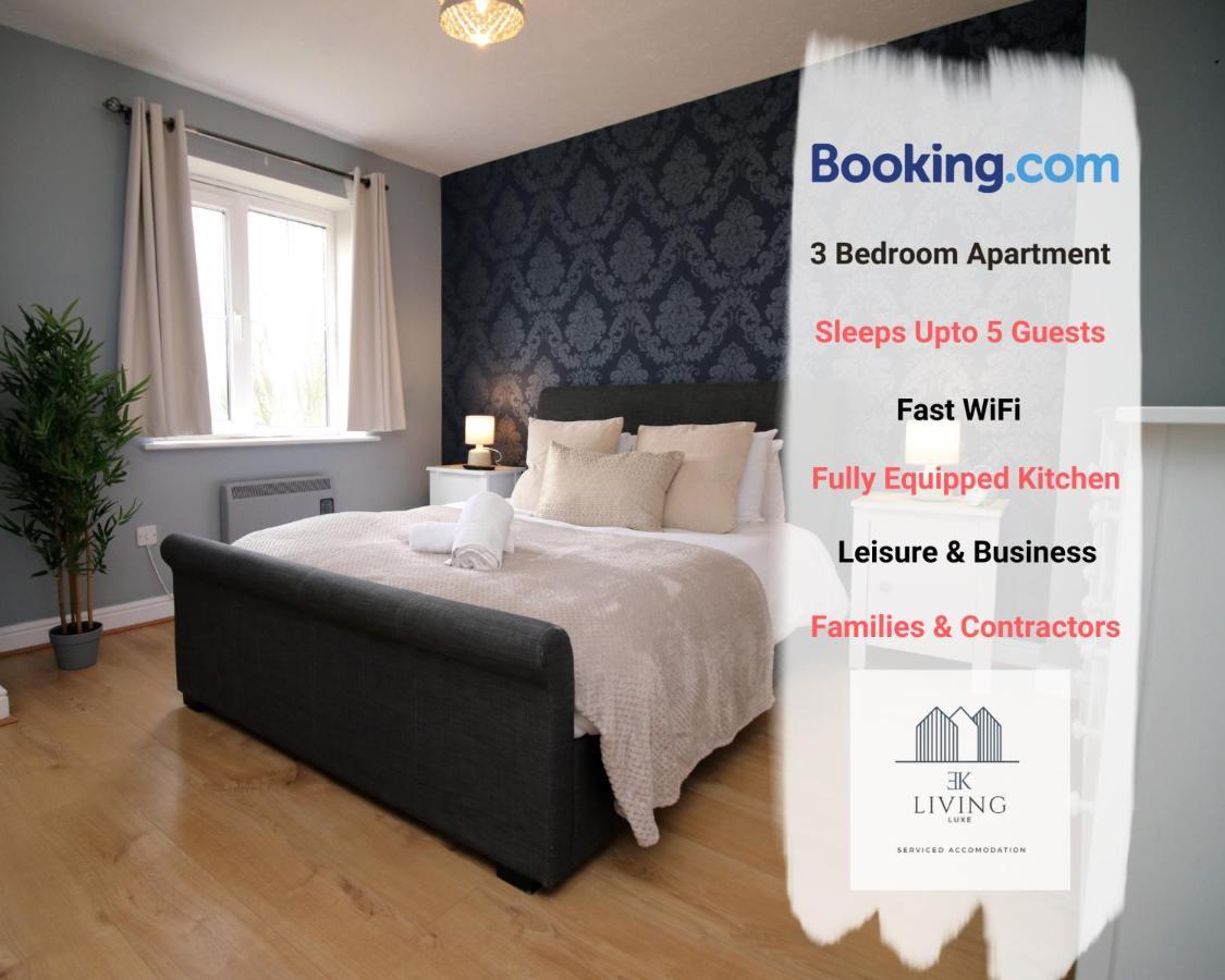 Spacious 3 Bedroom Duplex Apartment On Cardiff Bay - Free Parking & Wifi By Ekliving Luxe Short Lets & Serviced Accommodation Eksteriør billede